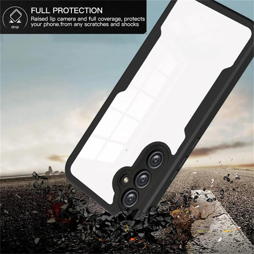 360° Full Cover Samsung Galaxy A Series Case – Clear Slim Phone Case PRIMED