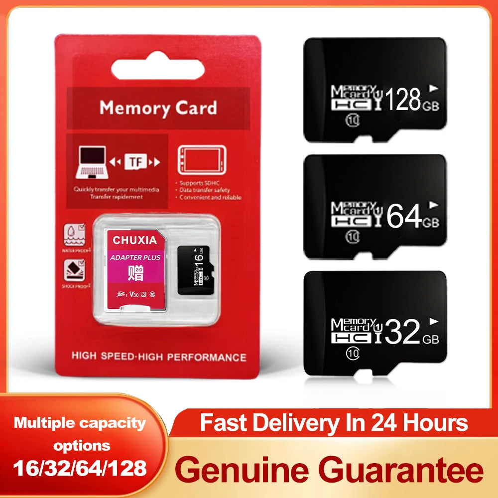 10-Pack Micro SD Cards 16–256GB C10 U3 V30 A2 + SD Adapter Micro SD Card Pack PRIMED