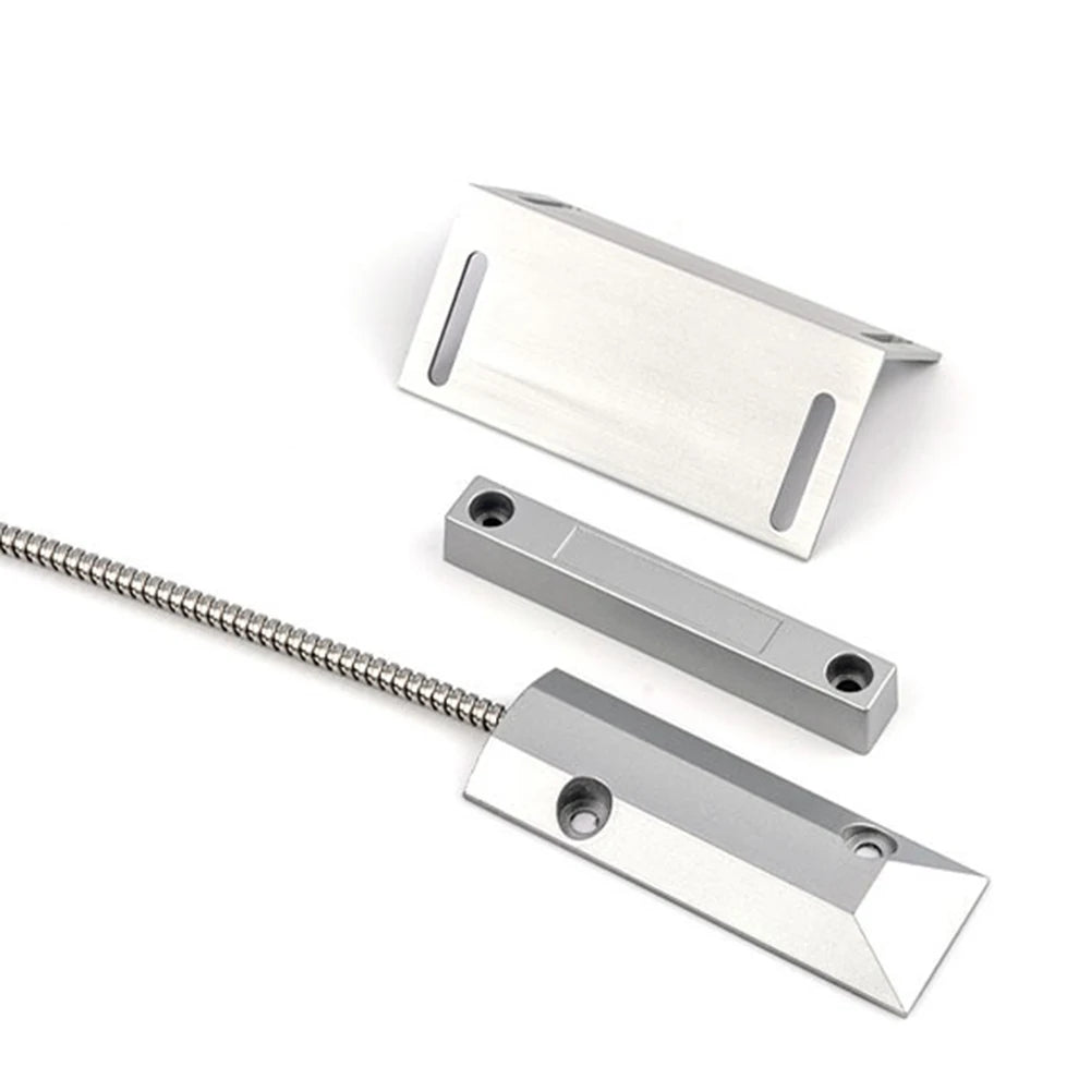Wired Garage Door Magnetic Contact Sensors 2 Sets + Bracket