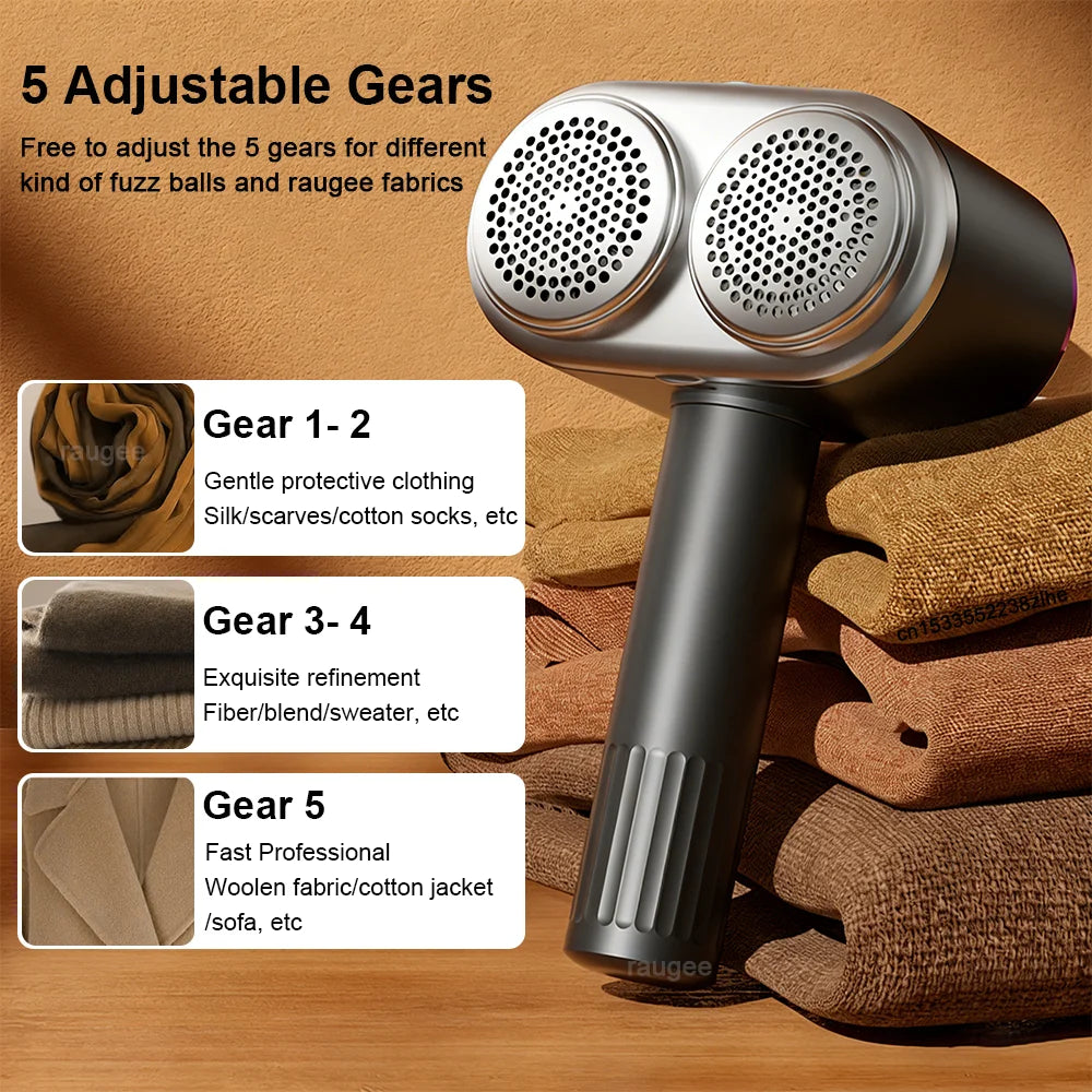Raugee USB Rechargeable Electric Lint Remover & Fabric Shaver Electric Lint Remover PRIMED
