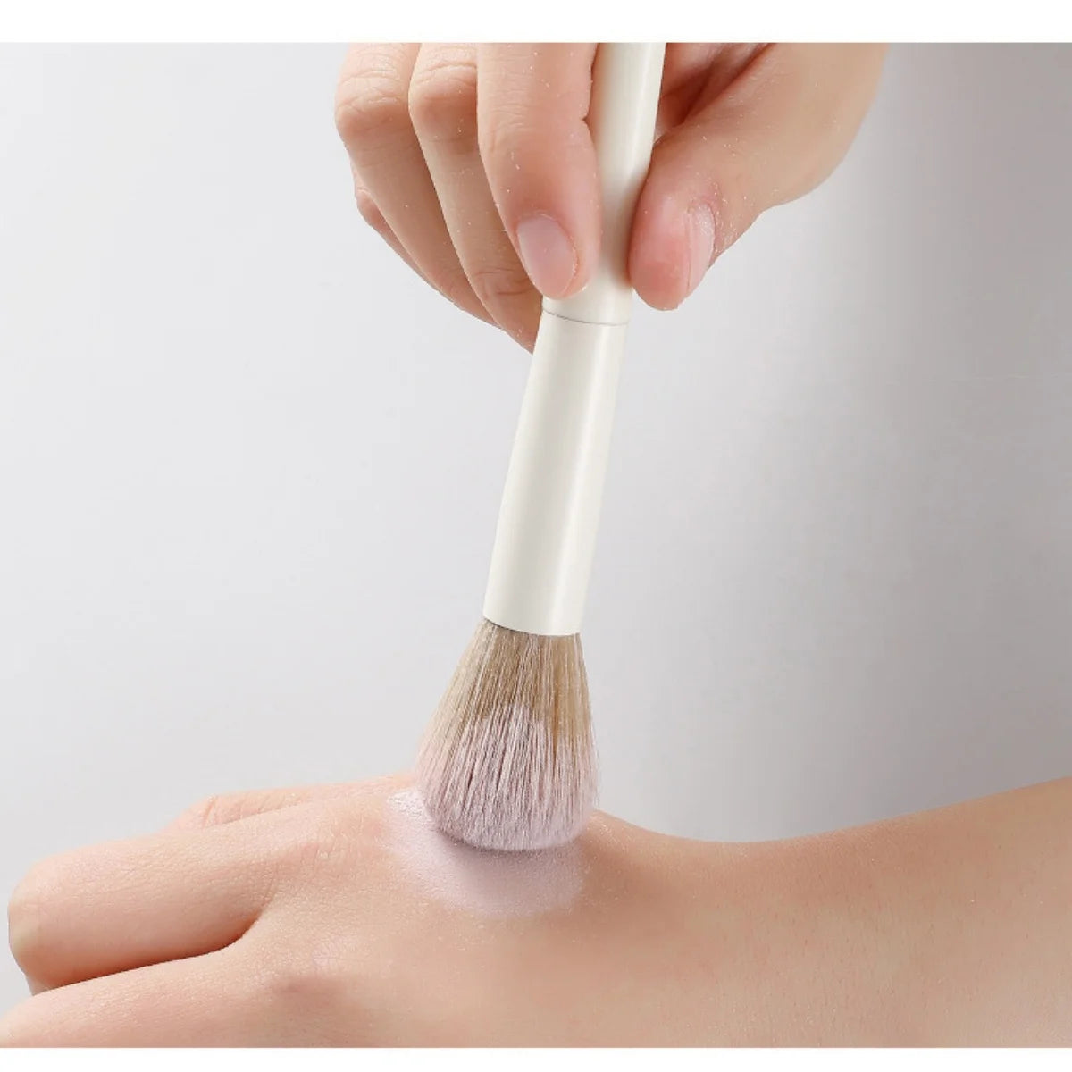 10-Piece Vegan Makeup Brush Set with Bag | All-in-One Kit