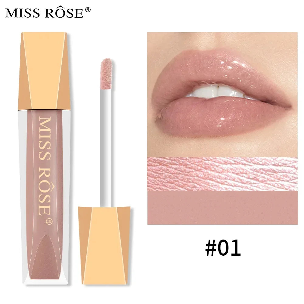 Miss Rose 16-Color Velvet Matte Lip Glaze – Waterproof Lip Gloss Matte Lip Gloss PRIMED MISS ROSE6701-032-01