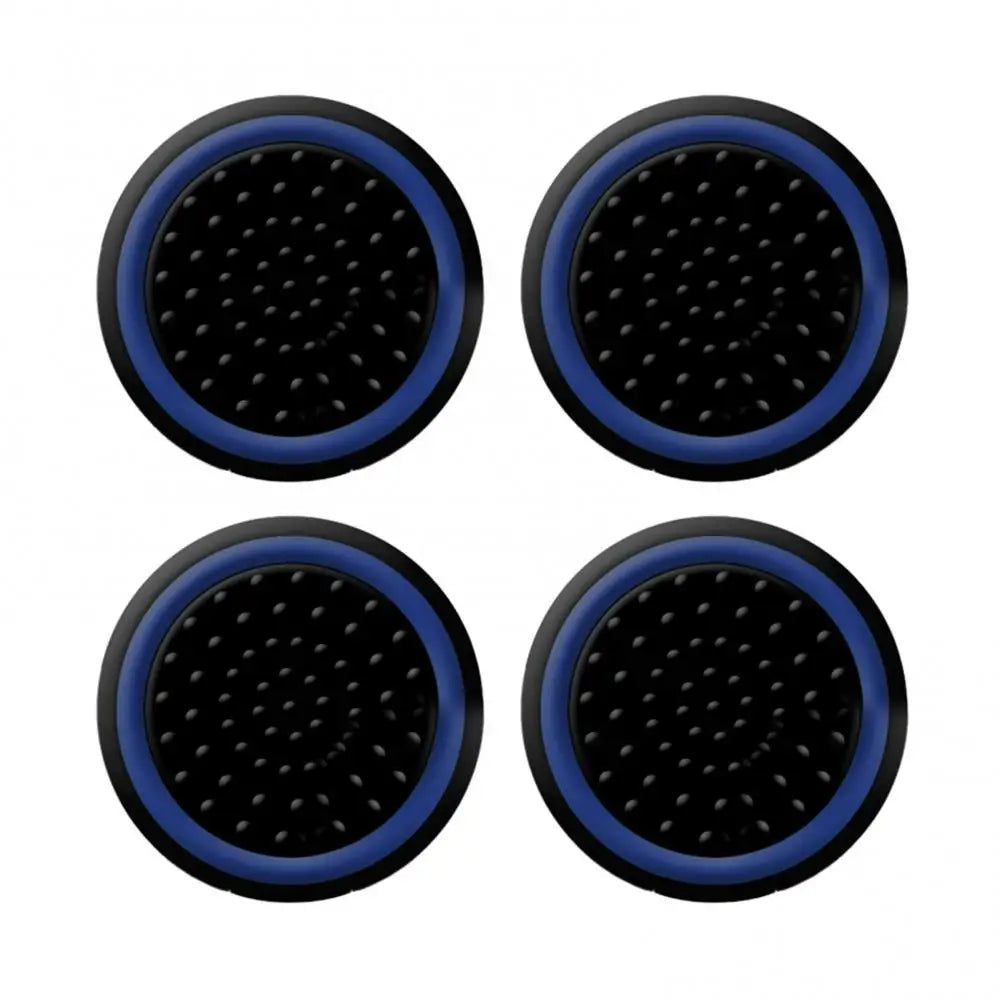 Silicone Thumb Stick Grip Caps for PS4, Xbox One & 360 (4pc) Controller Grip Caps PRIMED Black Dark Blue