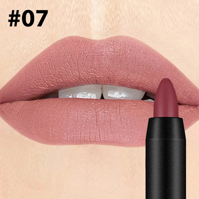 Velvet Matte Lipstick – 19 Shades, Long-Wear & Moisturizing