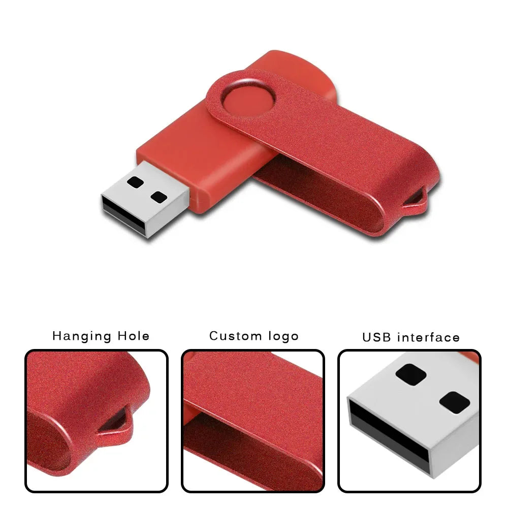 KAWEIDA Metal USB 2.0 Flash Drive 4GB–64GB | Gift Pen Drive USB Flash Drive PRIMED
