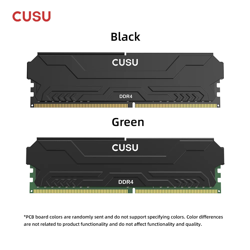 CUSU DDR4 DDR5 Desktop RAM 8GB 16GB 3200–6400MHz UDIMM Desktop RAM PRIMED