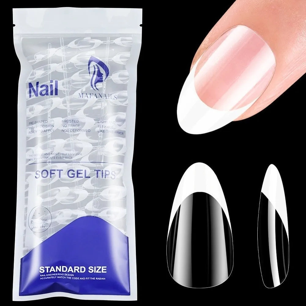 Half Matte Press On Nails Extra Short False Tips 120/240pcs