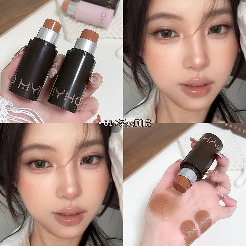Soft Matte Cream Blush Stick – 4-in-1 Korean Makeup
