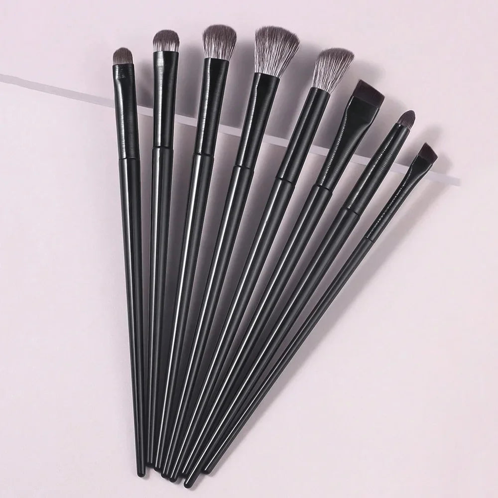 8-Piece Eye Makeup Brush Set – Eyeshadow, Eyeliner & Brow
