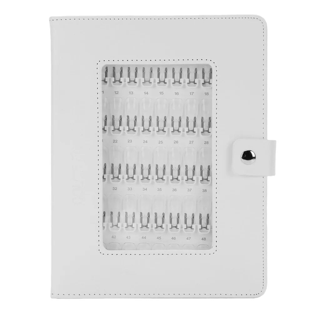150-Slot Nail Polish Color Display Book – Detachable Shade Guide