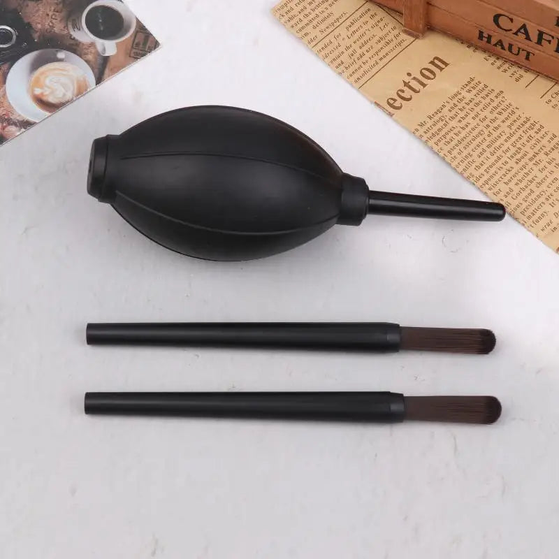 Coffee Grinder Cleaning Brush & Air Blower Set | Barista Tool Coffee Cleaning Set PRIMED