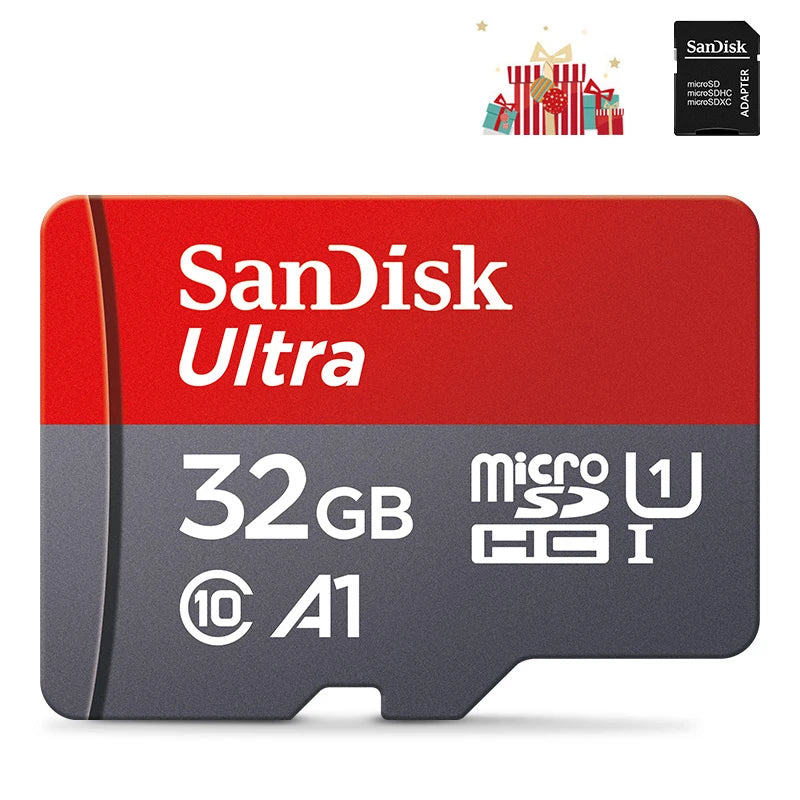 SanDisk Ultra microSD Card 32–256GB A1 U3 with SD Adapter Micro SD Card PRIMED 32 GB