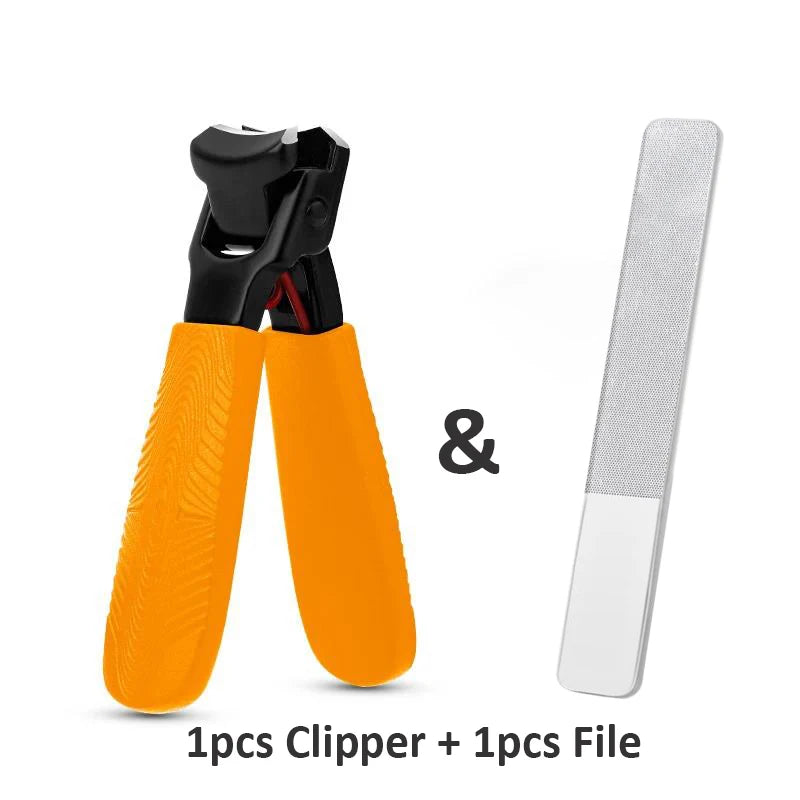 Stainless Steel Nail Clipper – Sharp Fingernail & Toenail Cutter
