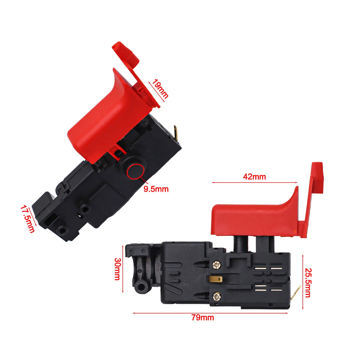 Rotary Hammer On/Off Switch AC220V Replacement – 2-26DE Power Tool Switch PRIMED China Mainland