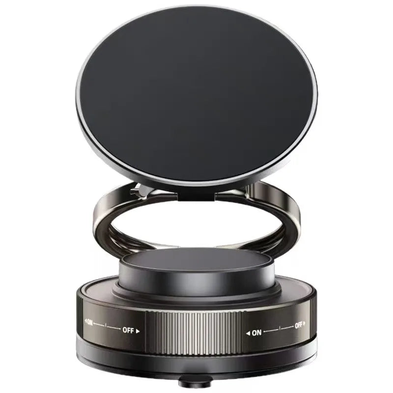 Vacuum Magnetic Phone Holder – MagSafe Suction Cup Car Mount Phone Mount Holder PRIMED Black