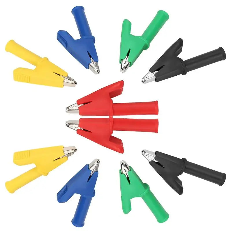Nickel-Plated Copper Alligator Clip – Insulated Color-Coded Electrical Test Clip PRIMED