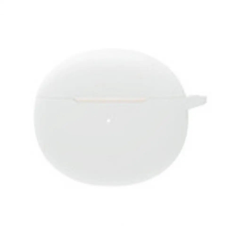 Silicone Case for OPPO Enco Air / Air 2 with Carabiner Clip Earbud Protective Case PRIMED White