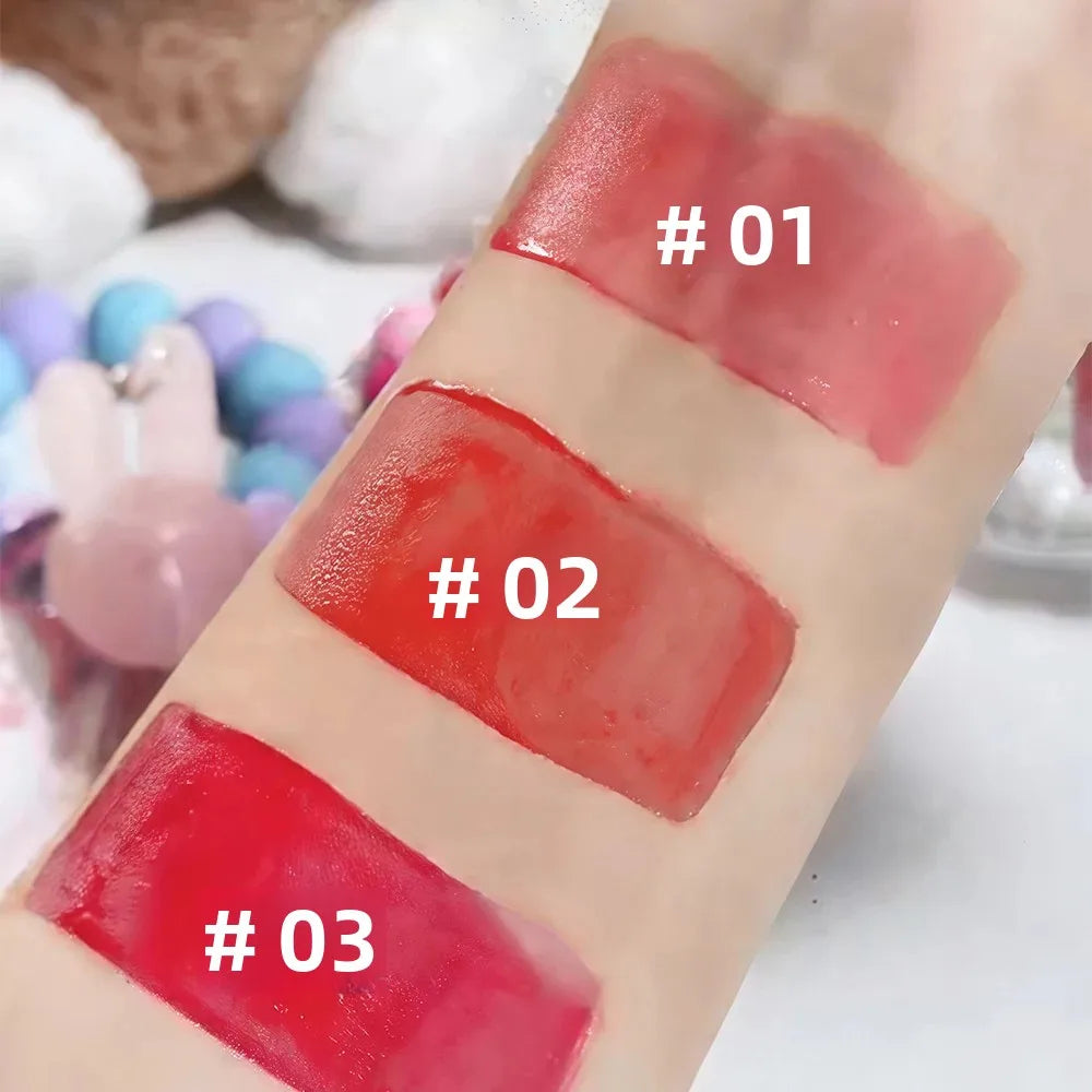 SAM SUGAR Rabbit Keychain Lip Gloss – Mirror Glaze & Moisturizing