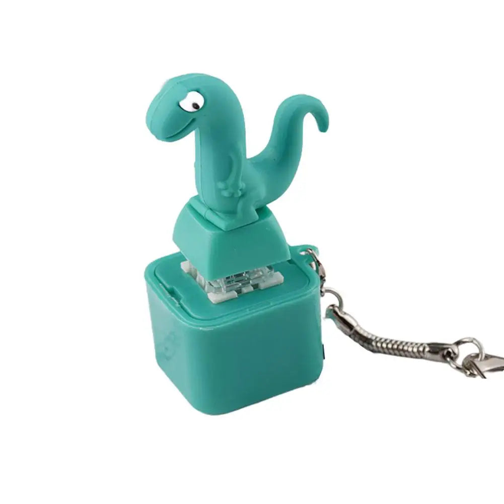 LED Fidget Clicker Keychain – Duck & Frog Sound Toy Fidget Clicker Toy PRIMED Lizard 1pc