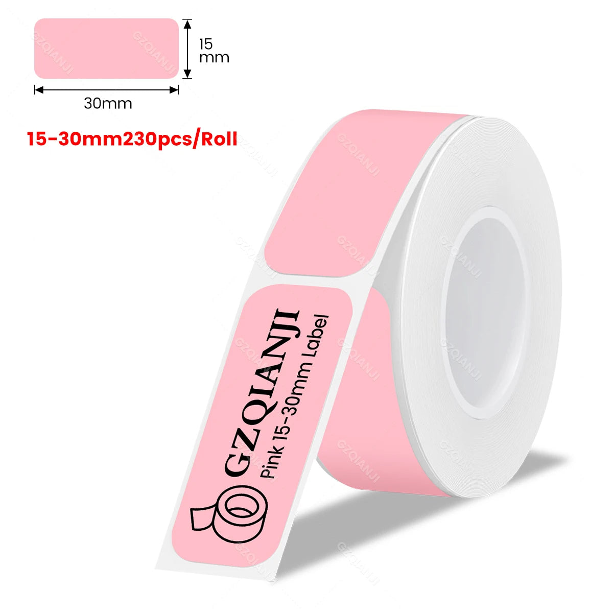 P15 Thermal Label Rolls – Multi-Size White & Transparent Stickers Thermal Label Rolls PRIMED PK 15-30mm230pcs