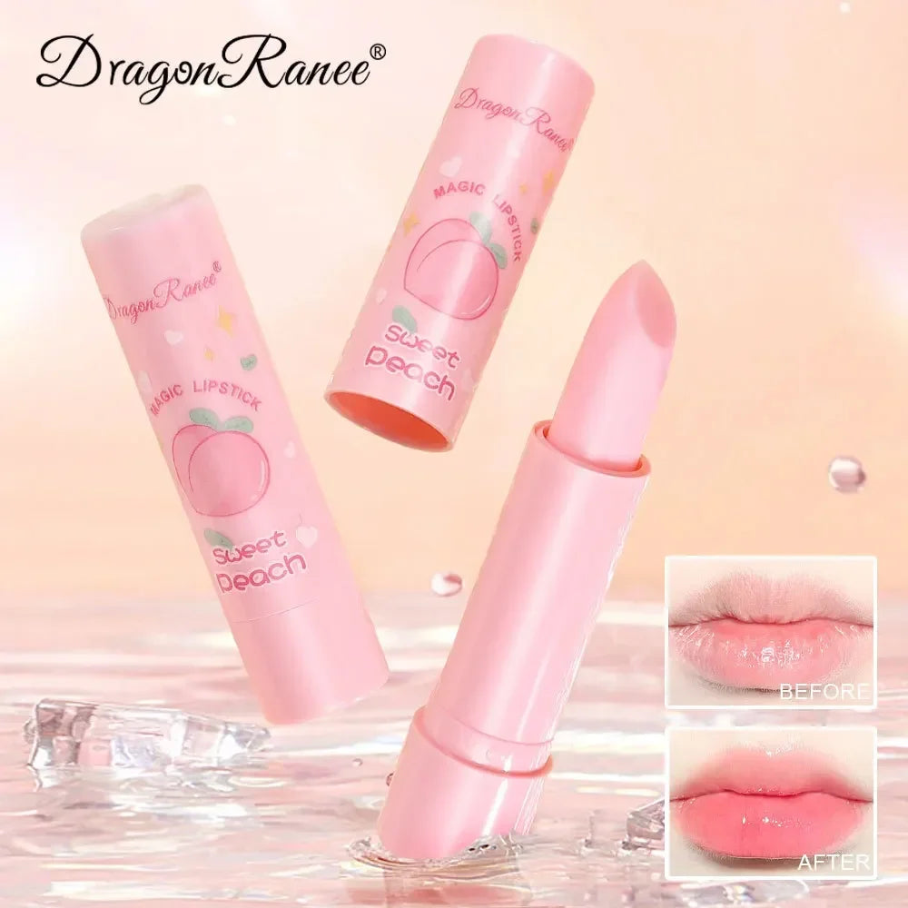 Dragon Ranee Color Changing Lip Balm – Tinted Moisturizing Lipstick Tinted Lip Balm PRIMED