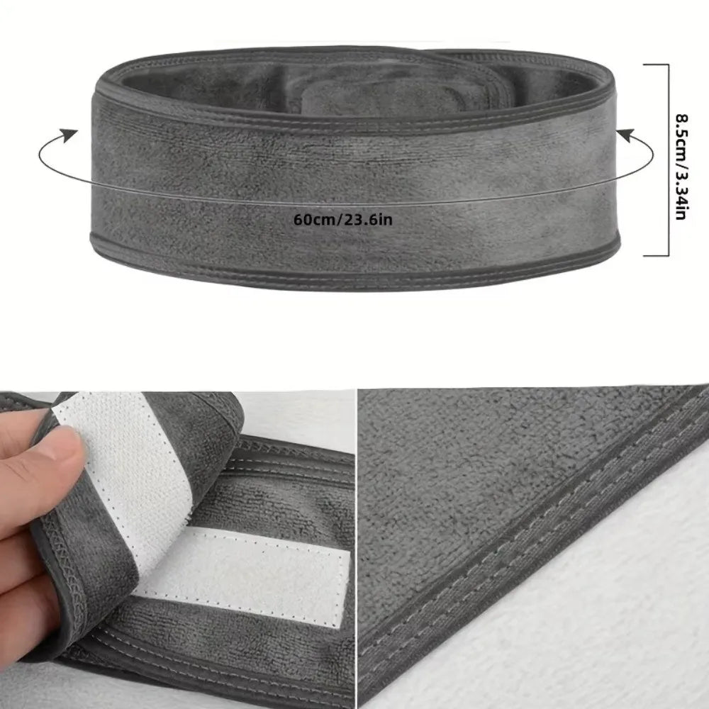 Soft Adjustable Headband – Makeup, SPA, Yoga & Face Washing Hair Headband PRIMED