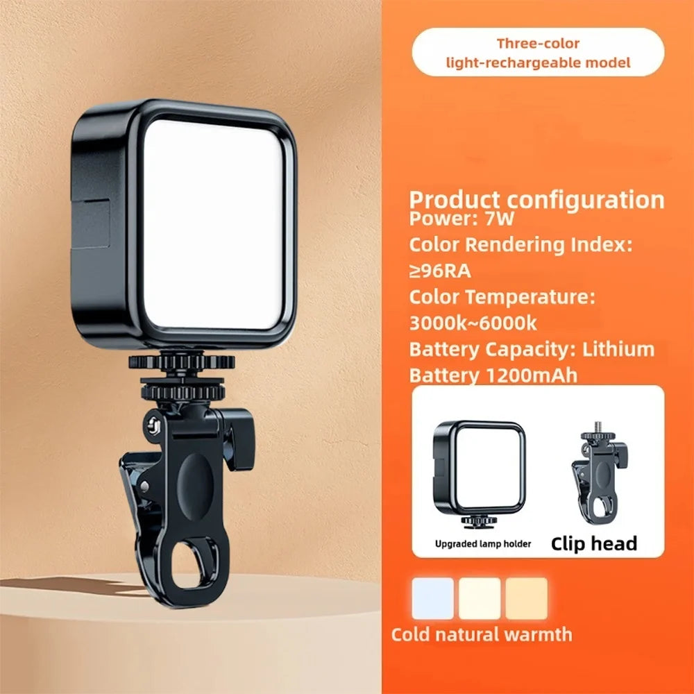 Portable Clip-On LED Selfie Ring Light for Phone & Laptop LED Selfie Ring Light PRIMED A