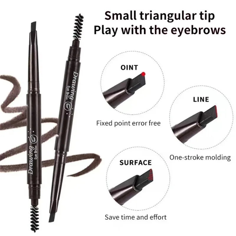 Ultra Fine Double-Ended Eyebrow Pencil | 5 Colors Waterproof Eyebrow Pencil PRIMED