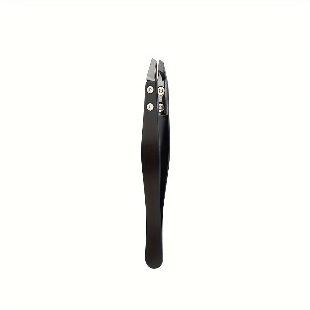 Zirconia Ceramic Slant Tip Tweezers – Eyebrow & Lash