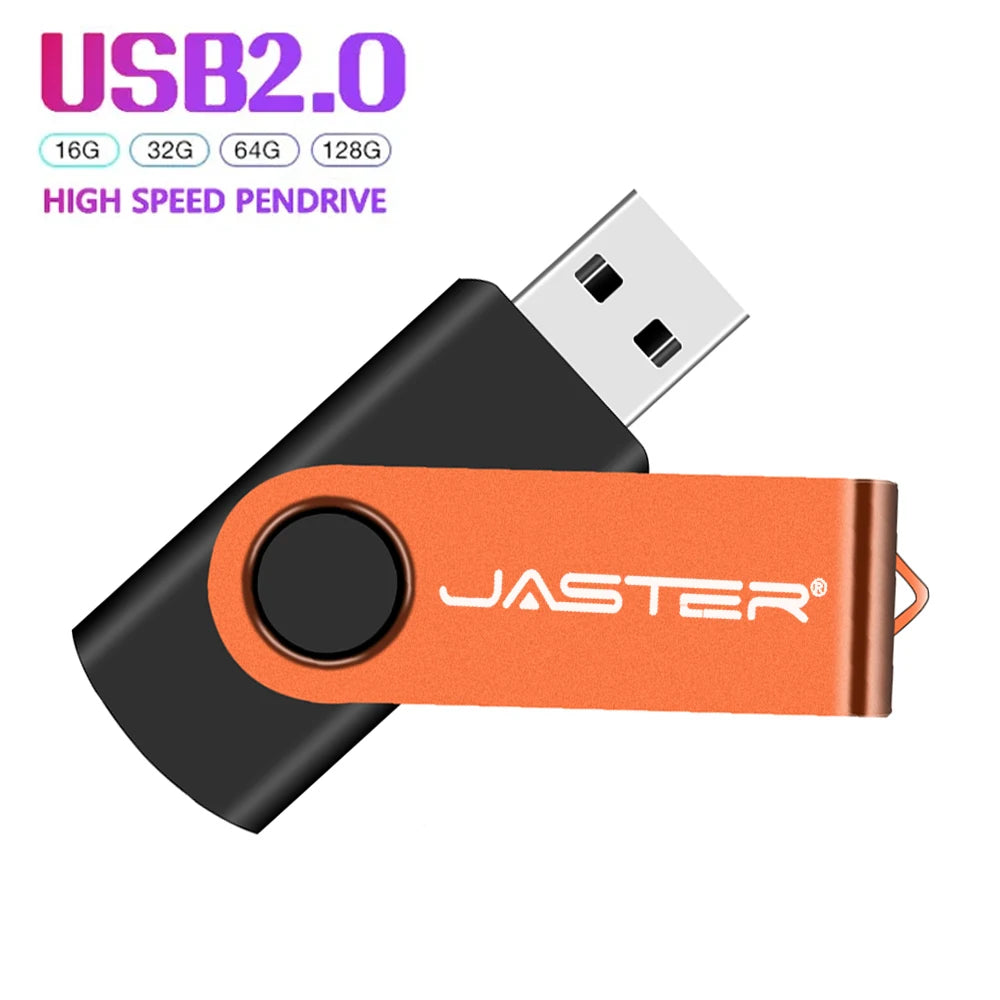 Custom Logo USB Flash Drive 128MB–128GB + Free Key Chain USB Flash Drive PRIMED