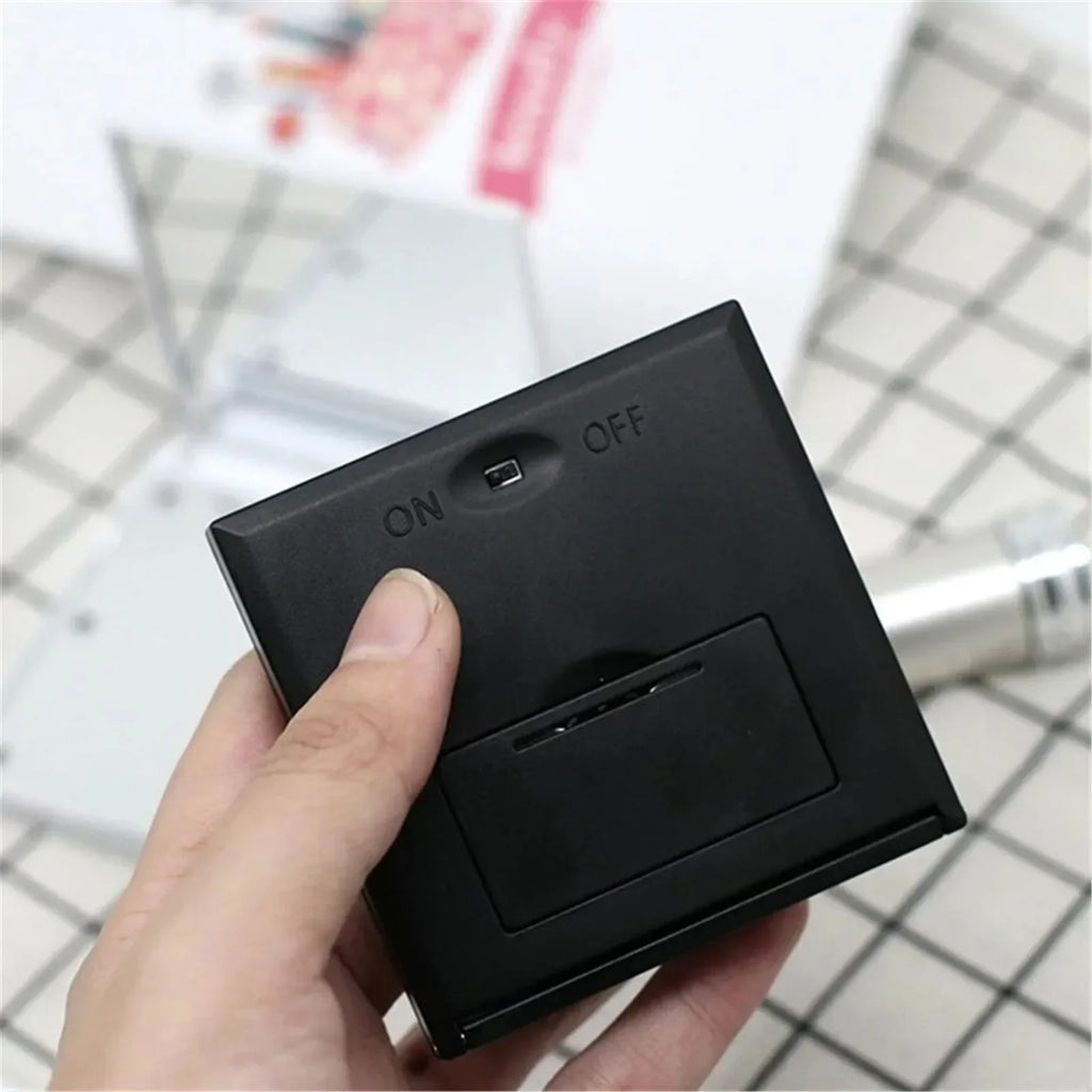 LED Foldable Compact Makeup Mirror – 6 LED Pocket Mirror LED Compact Mirror PRIMED