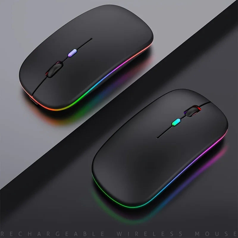 MissionFit Dual Mode Wireless Mouse – Bluetooth & 2.4G LED Wireless Mouse PRIMED
