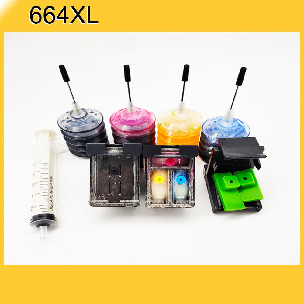 HP 664 / 664XL Compatible Ink Cartridge | Einkshop DeskJet Ink Cartridge PRIMED