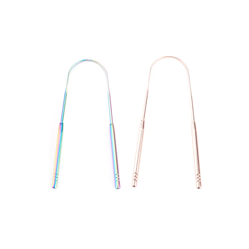 Stainless Steel Tongue Scraper 4 Colors | Fresh Breath Tool