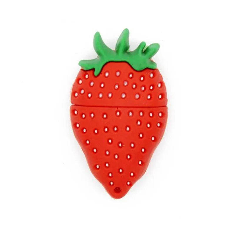 Cute Cartoon USB Flash Drive 16–128GB | Chili &amp; Pineapple Design USB Flash Drive PRIMED WHITE 4GB