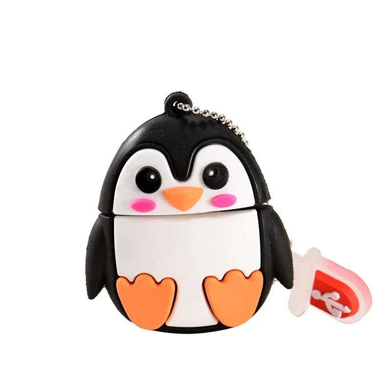 JASTER Cartoon Animal USB Flash Drive 8GB–64GB | Cute Gift USB Flash Drive PRIMED 8GB Penguin CN