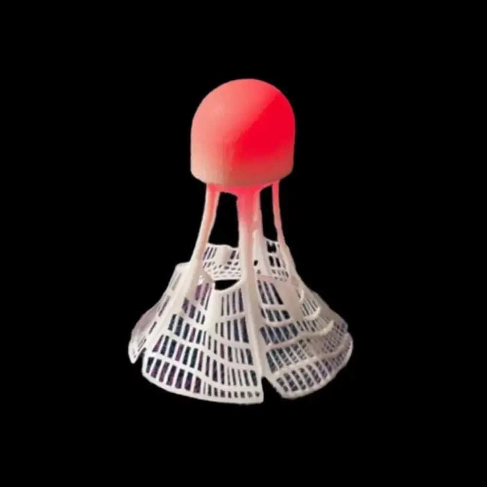 LED Glow Badminton Shuttlecocks – Windproof Night Birdies 1/2/5Pc LED Badminton Shuttlecock PRIMED 1pc red