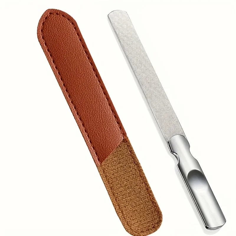 Ouriner Double-Sided Stainless Steel Nail File – Reusable