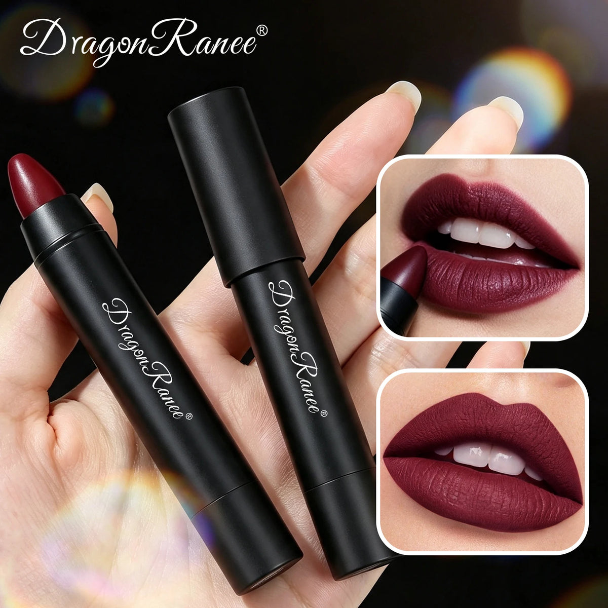 Gothic Matte Lipstick & Face Body Paint Stick – Cosplay Halloween Cream Makeup Stick PRIMED