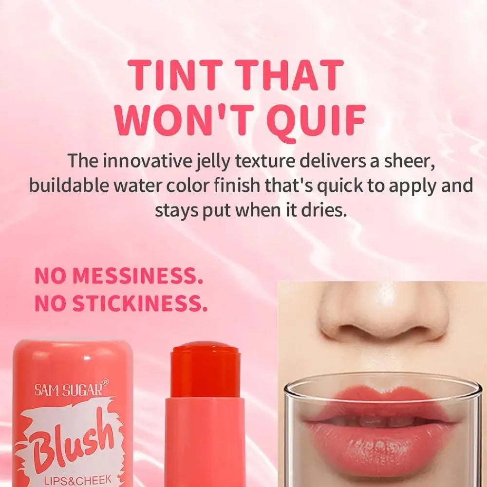 SAM SUGAR Jelly Blush Stick – 3-in-1 Lip Cheek Eye Tint