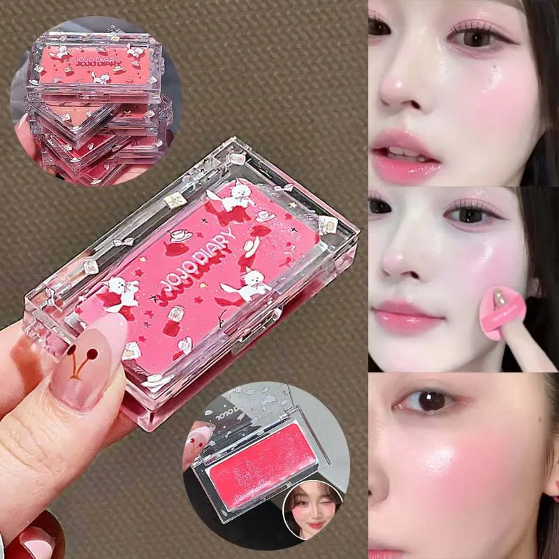 Water Gloss Cream Blush – Peach Pink Moisturizing Makeup