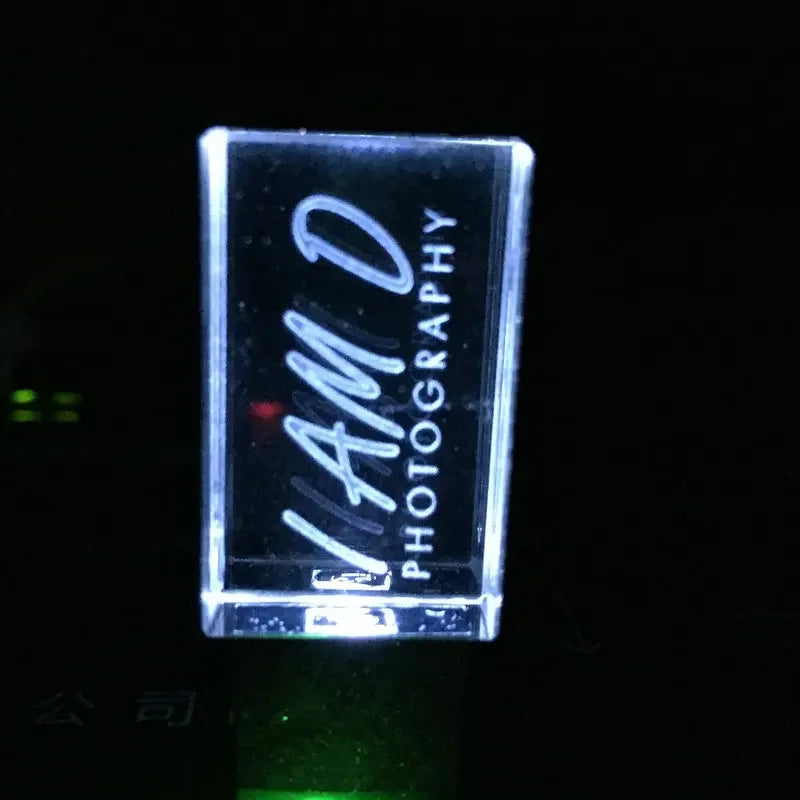 Crystal USB 3.0 Flash Drive 8–128GB | Bulk Custom Logo Pack USB Flash Drive PRIMED
