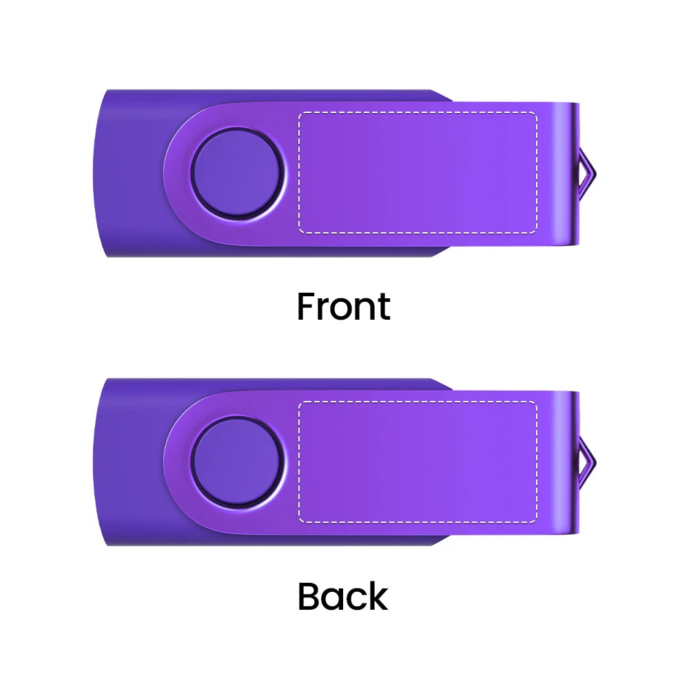 20-Pack Rotatable USB Flash Drives 128GB | Custom Logo Business Gift USB Flash Drive PRIMED