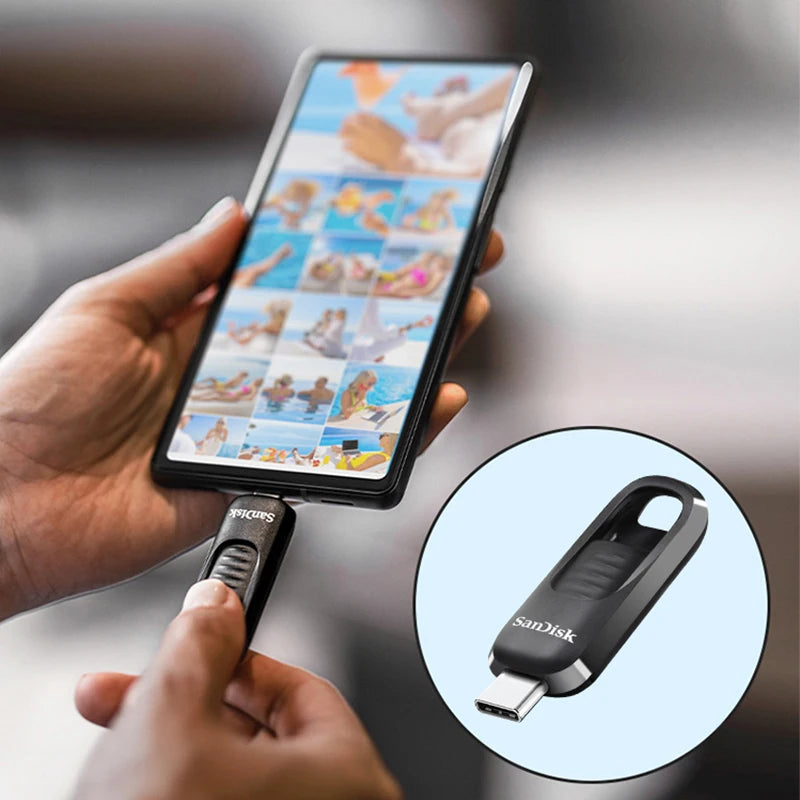 SanDisk 512GB Type-C USB 3.2 Flash Drive – 400MB/s USB Flash Drive PRIMED