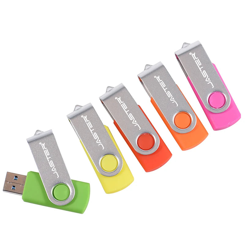 JASTER USB Flash Drive 4GB–128GB Pen Drive + Free Keychain USB Flash Drive PRIMED