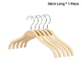 Natural Wood Clothes Hanger | Non-Slip Slim Closet Organizer