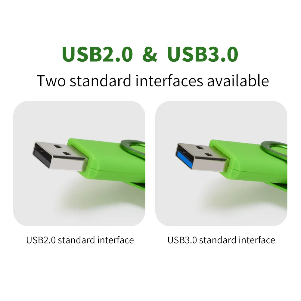 10-Pack 64GB USB-C & USB-A 2-in-1 Flash Drives | Metal Pen Drive USB Flash Drive PRIMED