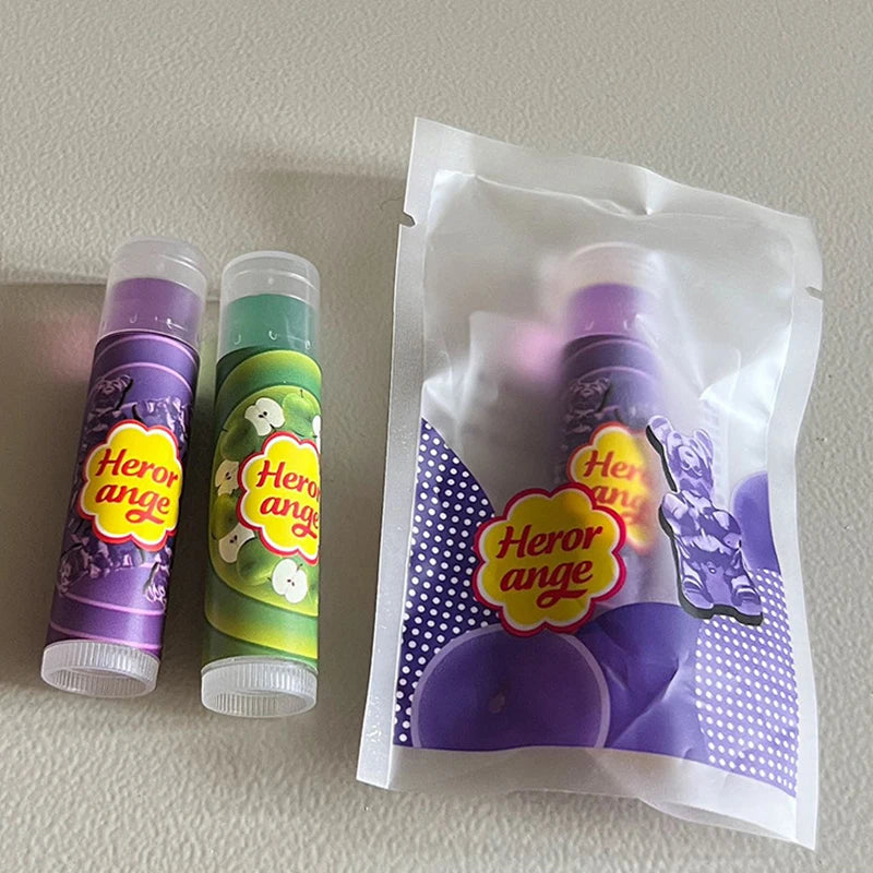 HERORANGE Fruit Lip Balm – Jelly Lip Mask & Primer, 4g Lip Balm PRIMED