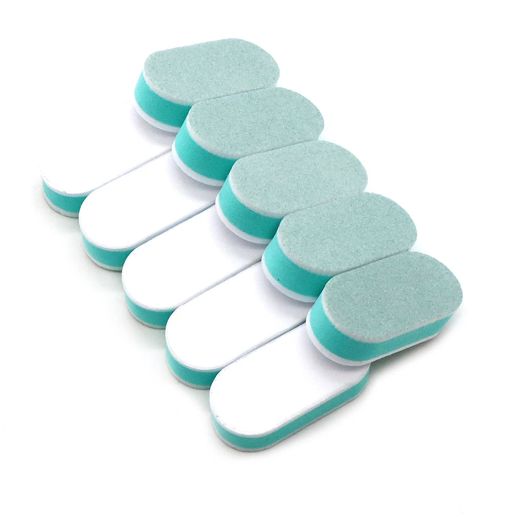 Mini Oval Nail Buffer Blocks 600/3000 Grit – 20/40/100 Pack Nail Buffer Block PRIMED