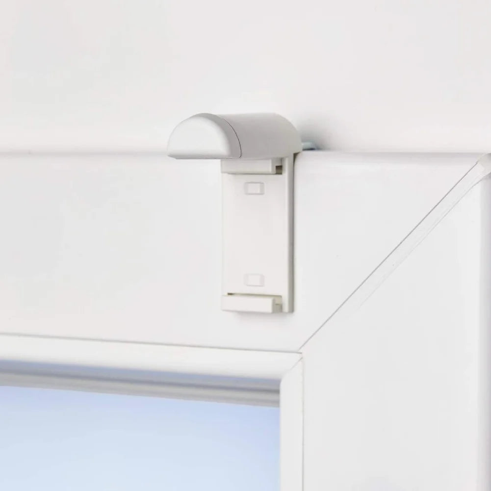 White Plastic Roller Shade Mounting Bracket Kit – 8 or 10 Pcs
